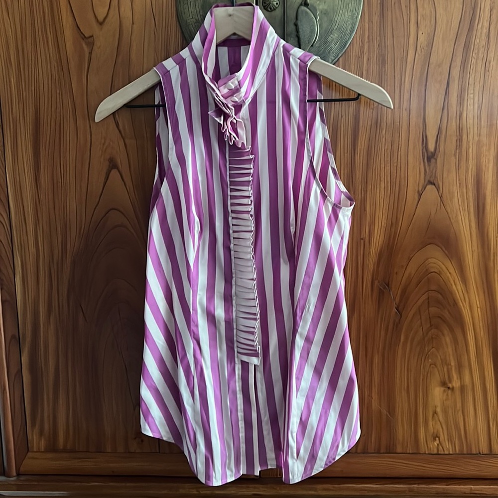 L’Wren Scott purple striped top
